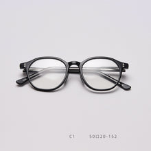 Load image into Gallery viewer, 49427 Plastic Titanium Glasses Retro Anti Blue Frames Rice Nail Optical Computer Glasses