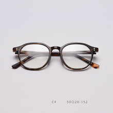 Load image into Gallery viewer, 49427 Plastic Titanium Glasses Retro Anti Blue Frames Rice Nail Optical Computer Glasses