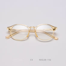 Load image into Gallery viewer, 49427 Plastic Titanium Glasses Retro Anti Blue Frames Rice Nail Optical Computer Glasses