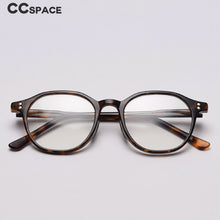 Load image into Gallery viewer, 49427 Plastic Titanium Glasses Retro Anti Blue Frames Rice Nail Optical Computer Glasses