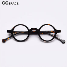 Carica l&#39;immagine nel visualizzatore di Gallery, 49437 Retro Punk Acetate Optical Frames Round Small Frame Men Women Computer Glasses