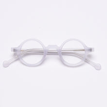 Carica l&#39;immagine nel visualizzatore di Gallery, 49437 Retro Punk Acetate Optical Frames Round Small Frame Men Women Computer Glasses