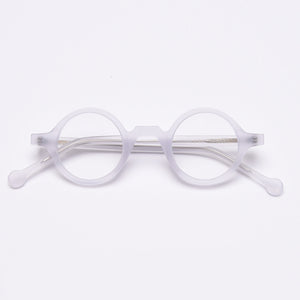 49437 Retro Punk Acetate Optical Frames Round Small Frame Men Women Computer Glasses