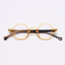 Carica l&#39;immagine nel visualizzatore di Gallery, 49437 Retro Punk Acetate Optical Frames Round Small Frame Men Women Computer Glasses