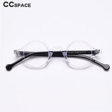 Carica l&#39;immagine nel visualizzatore di Gallery, 49437 Retro Punk Acetate Optical Frames Round Small Frame Men Women Computer Glasses