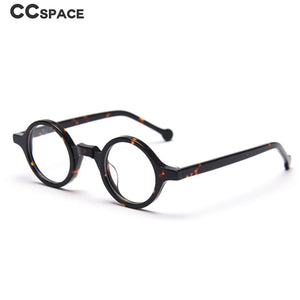 49437 Retro Punk Acetate Optical Frames Round Small Frame Men Women Computer Glasses