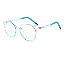 Load image into Gallery viewer, 49509 Kids Anti Blue Glasses Frames Silicone Soft Ultralight Round Optical Computer Glasses