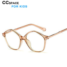 Load image into Gallery viewer, 49519 Kids Anti Blue Glasses Frames TR90 Student protect eyes Prevent myopia Computer Glasses