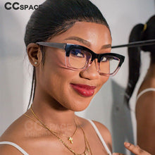 Load image into Gallery viewer, 49524 TR90 Cat Eye Anti Blue Glasses Frames Retro Men Women Optical Computer Glasses