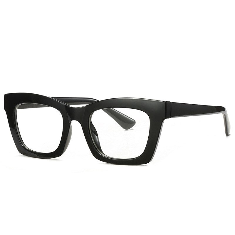 49524 TR90 Cat Eye Anti Blue Glasses Frames Retro Men Women Optical Computer Glasses