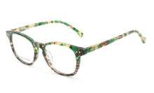 Carica l&#39;immagine nel visualizzatore di Gallery, 49526 Occhiali da vista per computer ottici da donna con montatura per occhiali in acetato anti blu floreale
