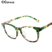 Carica l&#39;immagine nel visualizzatore di Gallery, 49526 Occhiali da vista per computer ottici da donna con montatura per occhiali in acetato anti blu floreale