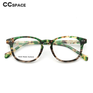 49526 Occhiali da vista per computer ottici da donna con montatura per occhiali in acetato anti blu floreale
