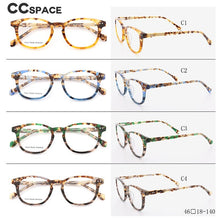 Carica l&#39;immagine nel visualizzatore di Gallery, 49526 Occhiali da vista per computer ottici da donna con montatura per occhiali in acetato anti blu floreale