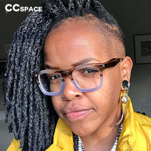 Load image into Gallery viewer, 49528 Retro Acetate Glasses Frames Big Frame Men Women Optical Computer Glasses