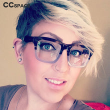 Load image into Gallery viewer, 49528 Retro Acetate Glasses Frames Big Frame Men Women Optical Computer Glasses