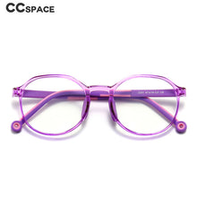 Load image into Gallery viewer, 49529 Kids Anti Blue TR90 Optical Frames Student Round Computer Glasses