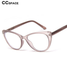 Load image into Gallery viewer, 49532 Women Matte Glasses Frames TR90 Cat Eye Optical Computer Glasses