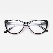 Load image into Gallery viewer, 49532 Women Matte Glasses Frames TR90 Cat Eye Optical Computer Glasses