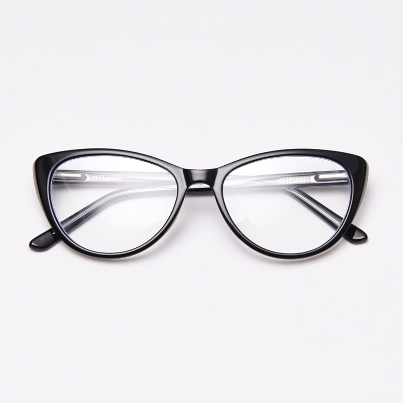 49532 Women Matte Glasses Frames TR90 Cat Eye Optical Computer Glasses