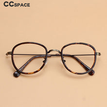 Load image into Gallery viewer, 49536 TR90 Tin Alloy Retro Round Optical Frames Men Women Computer Glasses