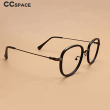 Load image into Gallery viewer, 49536 TR90 Tin Alloy Retro Round Optical Frames Men Women Computer Glasses