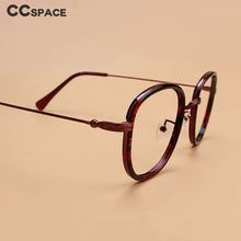Load image into Gallery viewer, 49536 TR90 Tin Alloy Retro Round Optical Frames Men Women Computer Glasses