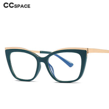 Load image into Gallery viewer, 49537 Square Cat Eye Anti Blue Glasses Frames TR90 Ultralight Men Women Optical Computer Glasses