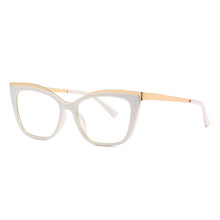 Load image into Gallery viewer, 49537 Square Cat Eye Anti Blue Glasses Frames TR90 Ultralight Men Women Optical Computer Glasses