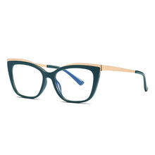 Load image into Gallery viewer, 49537 Square Cat Eye Anti Blue Glasses Frames TR90 Ultralight Men Women Optical Computer Glasses