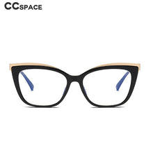Load image into Gallery viewer, 49537 Square Cat Eye Anti Blue Glasses Frames TR90 Ultralight Men Women Optical Computer Glasses