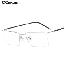 Load image into Gallery viewer, 49540 Half Frame Titanium Alloy Optical Frames Men Women Ultralight Computer Glasses
