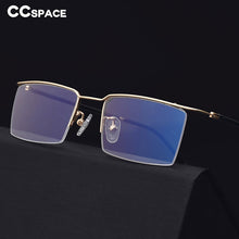 Load image into Gallery viewer, 49540 Half Frame Titanium Alloy Optical Frames Men Women Ultralight Computer Glasses