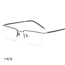 Load image into Gallery viewer, 49540 Half Frame Titanium Alloy Optical Frames Men Women Ultralight Computer Glasses