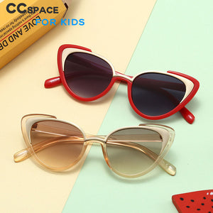 49544 Kids Cat Eye Cute Sunglasses Shades UV400 Vintage Glasses