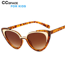 Load image into Gallery viewer, 49544 Kids Cat Eye Cute Sunglasses Shades UV400 Vintage Glasses
