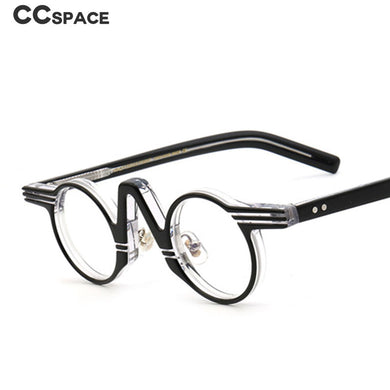 49557 Retro Round Acetate Optical Glasses Frames Men Women Rice Nail Computer Eyeglasses