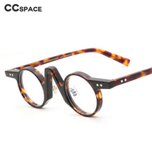 Load image into Gallery viewer, 49557 Retro Round Acetate Optical Glasses Frames Men Women Rice Nail Computer Eyeglasses