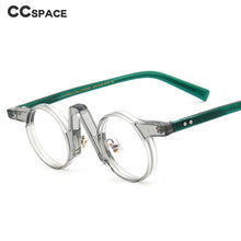 Load image into Gallery viewer, 49557 Retro Round Acetate Optical Glasses Frames Men Women Rice Nail Computer Eyeglasses