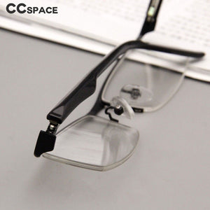 49559 For Man Half-Frame Optical Metal Glasses Frames Computer Eyeglasses