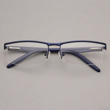 Carica l&#39;immagine nel visualizzatore di Gallery, 49559 For Man Half-Frame Optical Metal Glasses Frames Computer Eyeglasses