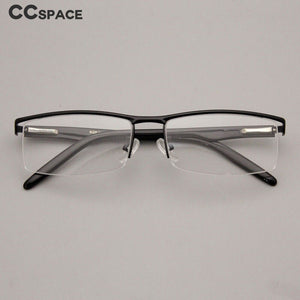49559 For Man Half-Frame Optical Metal Glasses Frames Computer Eyeglasses