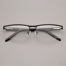 Carica l&#39;immagine nel visualizzatore di Gallery, 49559 For Man Half-Frame Optical Metal Glasses Frames Computer Eyeglasses