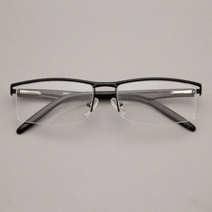 49559 For Man Half-Frame Optical Metal Glasses Frames Computer Eyeglasses