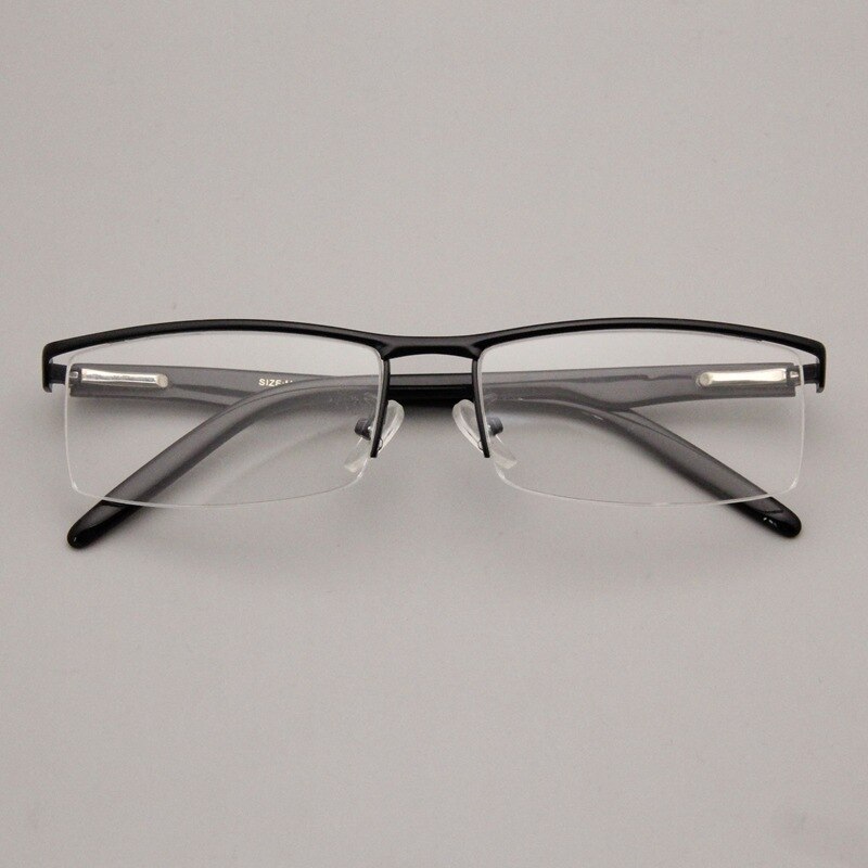 49559 For Man Half-Frame Optical Metal Glasses Frames Computer Eyeglasses