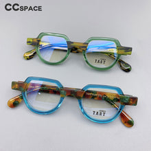 Load image into Gallery viewer, 49663 Retro Acetate Optical Glasses Frames Men Women Two-color Stitching Computer Eyeglasses