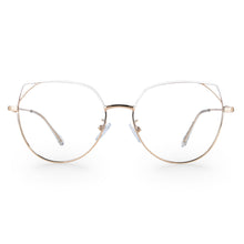 Load image into Gallery viewer, 49705 Cat Eye Anti Blue Light Women Metal Prescription Glasses Frames Computer Eyeglasses