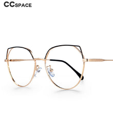 Load image into Gallery viewer, 49705 Cat Eye Anti Blue Light Women Metal Prescription Glasses Frames Computer Eyeglasses
