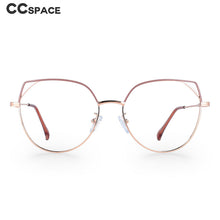 Load image into Gallery viewer, 49705 Cat Eye Anti Blue Light Women Metal Prescription Glasses Frames Computer Eyeglasses