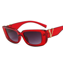 Load image into Gallery viewer, 49715 Small Frame Cat Eye  Sunglasses Men Women Square Shades UV400 Vintage Glasses